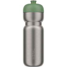 Load image into Gallery viewer, Mepal Pull 800 ml stainless steel sport bottle — Moss green (front)