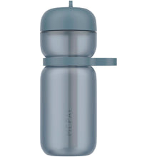 Load image into Gallery viewer, Mepal 600 ml sport bottle with flip lid — Blue (front)