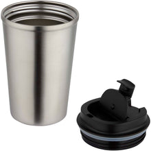 Load image into Gallery viewer, Newport 350 ml double wall vacuum insulated stainless steel tumbler — Matted silver (detail)