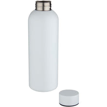 Load image into Gallery viewer, Spring 750 ml RCS recycled single wall stainless steel water bottle — White (detail)