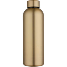 Load image into Gallery viewer, Spring 750 ml RCS recycled single wall stainless steel water bottle — Gold (front)
