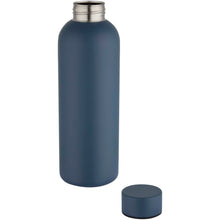 Load image into Gallery viewer, Spring 750 ml RCS recycled single wall stainless steel water bottle — Hale Blue (detail)