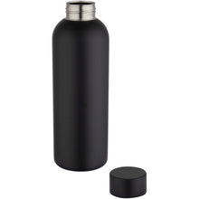Load image into Gallery viewer, Spring 750 ml RCS recycled single wall stainless steel water bottle — Black (detail)