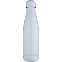 Load image into Gallery viewer, Cove 500 ml sublimation vacuum insulated stainless steel bottle — White (front)