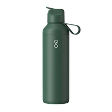 Load image into Gallery viewer, Ocean Bottle Peak GO 710 ml recycled stainless steel water bottle — Forest green