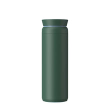 Load image into Gallery viewer, Ocean Bottle Peak Brew 590 ml recycled stainless steel tumbler — Forest green (back)