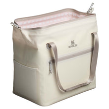Load image into Gallery viewer, Stanley All-Day Julienne Max 20-can recycled cooler bag — Cream (detail)