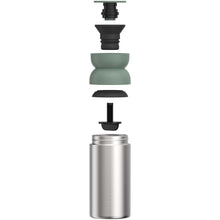 Load image into Gallery viewer, Mepal Ellipse 350 ml insulated coffee mug — Sage green (detail)