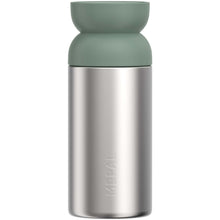 Load image into Gallery viewer, Mepal Ellipse 350 ml insulated coffee mug — Sage green (front)