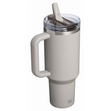 Load image into Gallery viewer, Stanley Quencher® ProTour 1180 ml recycled stainless steel insulated flip straw tumbler — Grey (back)