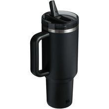 Load image into Gallery viewer, Stanley Quencher® ProTour 1180 ml recycled stainless steel insulated flip straw tumbler — Black (back)