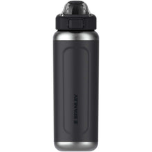 Load image into Gallery viewer, Stanley Classic Wellspring 710 ml recycled stainless steel insulated water bottle — Black (front)