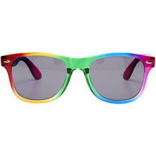 Load image into Gallery viewer, Sun Ray rainbow sunglasses — Rainbow (front)
