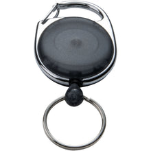 Load image into Gallery viewer, Gerlos roller clip keychain — Black (detail)
