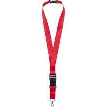 Load image into Gallery viewer, Yogi lanyard detachable buckle break-away closure — Red