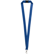 Load image into Gallery viewer, Lago lanyard with break-away closure — Navy (front)