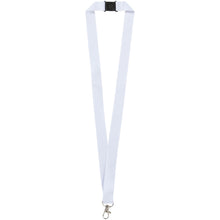Load image into Gallery viewer, Lago lanyard with break-away closure — White (front)