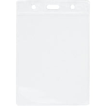 Load image into Gallery viewer, Lorenzo badge holder — Transparent clear (front)