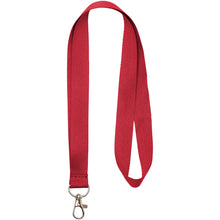 Load image into Gallery viewer, Impey lanyard with convenient hook — Red (detail)