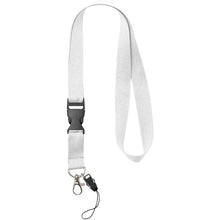 Load image into Gallery viewer, Sagan phone holder lanyard with detachable buckle — White (detail)