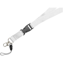Load image into Gallery viewer, Sagan phone holder lanyard with detachable buckle — White (detail 2)