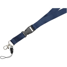 Load image into Gallery viewer, Sagan phone holder lanyard with detachable buckle — Navy (detail 2)