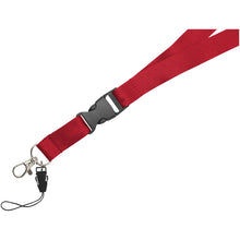 Load image into Gallery viewer, Sagan phone holder lanyard with detachable buckle — Red (detail 2)