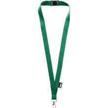 Load image into Gallery viewer, Tom recycled PET lanyard with breakaway closure — Green