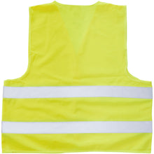 Load image into Gallery viewer, RFX™ Watch-out XL safety vest in pouch for professional use — Neon yellow (back)