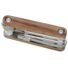 Load image into Gallery viewer, Fixie 8-function wooden bicycle multi-tool — Wood (detail)