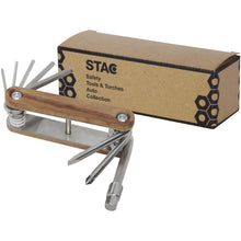 Load image into Gallery viewer, Fixie 8-function wooden bicycle multi-tool — Wood (detail 2)