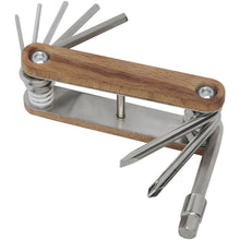 Load image into Gallery viewer, Fixie 8-function wooden bicycle multi-tool — Wood