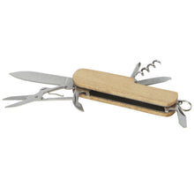 Load image into Gallery viewer, Richard 7-function wooden pocket knife — Natural