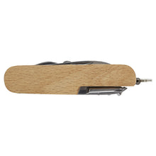 Load image into Gallery viewer, Richard 7-function wooden pocket knife — Natural (back)