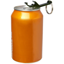 Load image into Gallery viewer, Tao RCS recycled aluminium bottle and can opener with keychain  — Green (detail 2)
