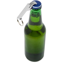 Load image into Gallery viewer, Tao RCS recycled aluminium bottle and can opener with keychain  — Silver (detail)