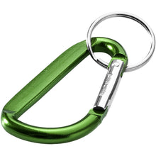 Load image into Gallery viewer, Timor RCS recycled aluminium carabiner keychain — Green