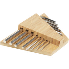 Load image into Gallery viewer, Allen bamboo hex key tool set — Natural