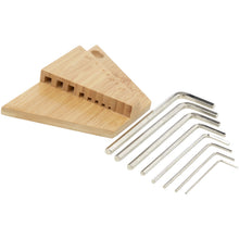 Load image into Gallery viewer, Allen bamboo hex key tool set — Natural (detail)