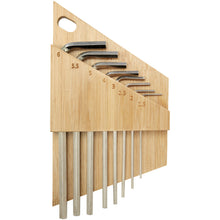 Load image into Gallery viewer, Allen bamboo hex key tool set — Natural (front)