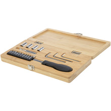 Load image into Gallery viewer, Rivet 19-piece bamboo/recycled plastic tool set — Natural