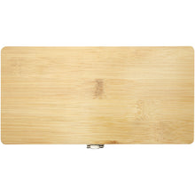 Load image into Gallery viewer, Rivet 19-piece bamboo/recycled plastic tool set — Natural (front)