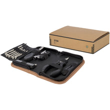 Load image into Gallery viewer, Spike 24-piece RCS recycled plastic tool set with cork pouch — Natural (detail 2)