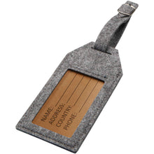 Load image into Gallery viewer, Tie luggage tag — Grey