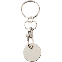 Load image into Gallery viewer, Rory keyring with trolley coin — White (back)