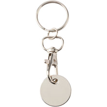 Load image into Gallery viewer, Rory keyring with trolley coin — Blue (back)
