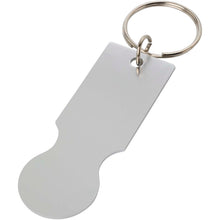 Load image into Gallery viewer, Rhea shopping cart keyring — Silver