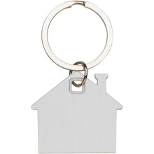 Load image into Gallery viewer, Nook house-shaped keychain — White (front)
