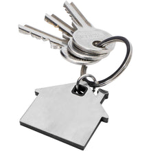 Load image into Gallery viewer, Nook house-shaped keychain — Black (detail)