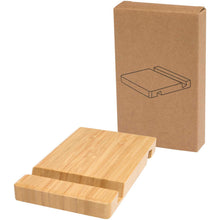 Load image into Gallery viewer, Bubup bamboo 2-angled tablet and phone stand — Wood
